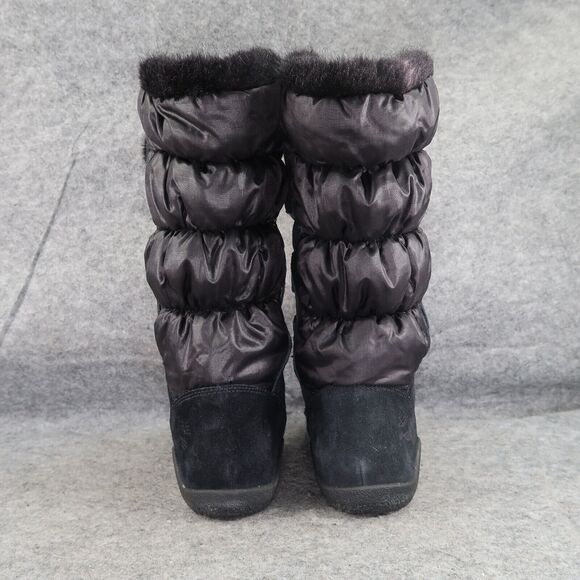 Timberland Shoes Womens 8 Boots Winter Quilted Lace Up Leather Fashion Comfort - Picture 7 of 16